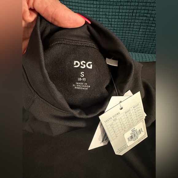 Kids DSG-Size:S (8-9)Jet black-Very warm,soft&cozy Cold weather compression -NWT - Picture 7 of 9